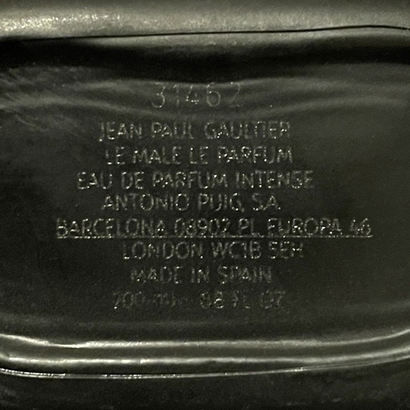 Jean Paul Gaultier Le Male Le Parfum 6.8oz/200mL EMPTY BOTTLE - Picture 5 of 5